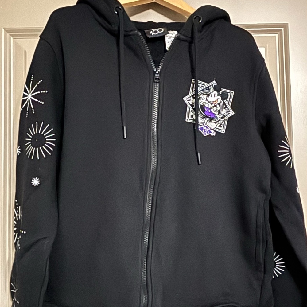 Black Hoodie with Graphic Design